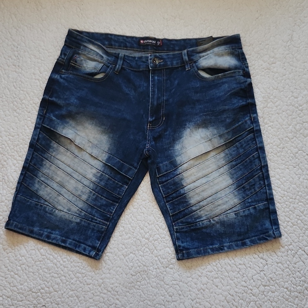 Southpole slim Fit vintage y2k 90's distressed Thrashed baggy drop waist denim